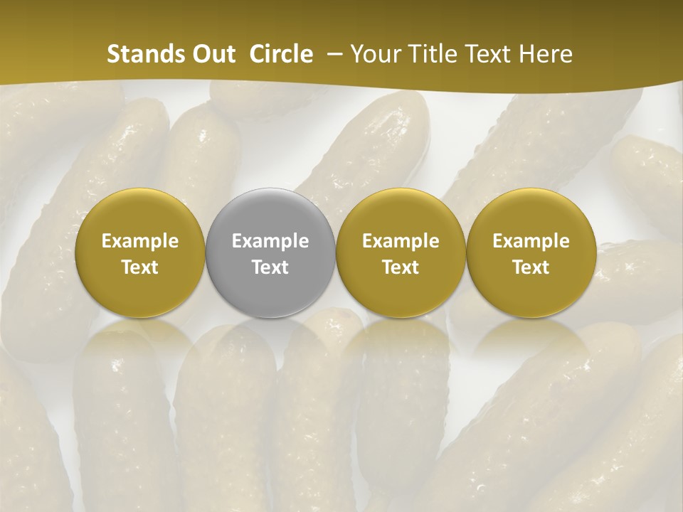 Vegetable Marinate Nutrition PowerPoint Template