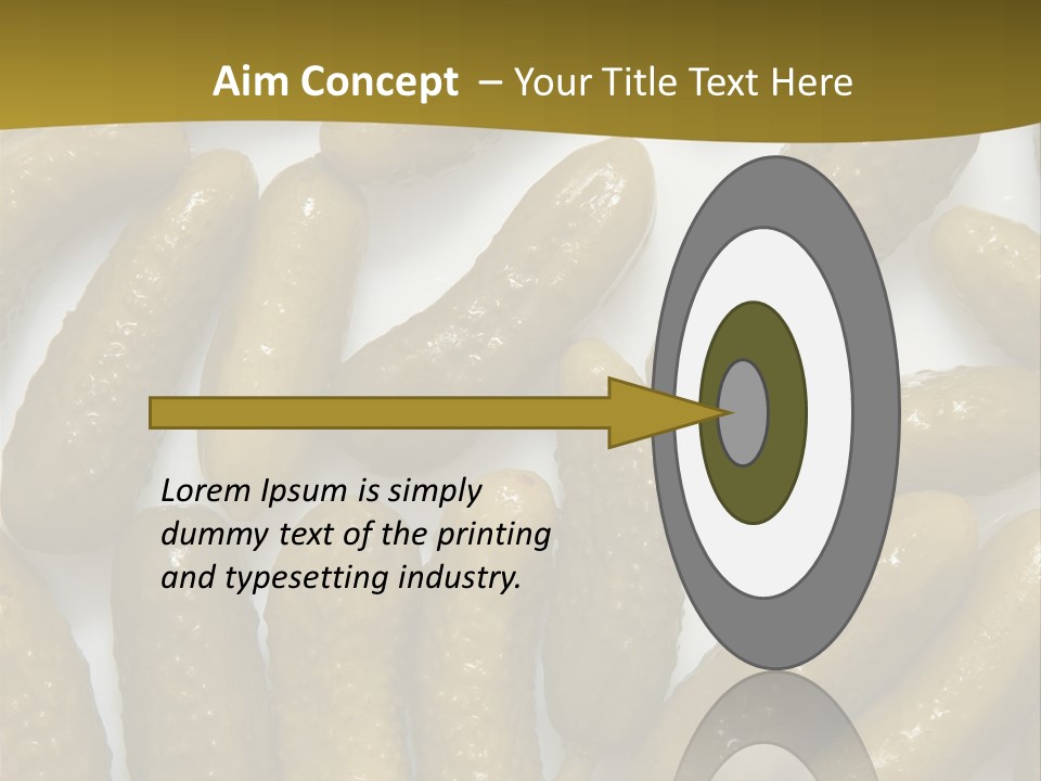 Vegetable Marinate Nutrition PowerPoint Template