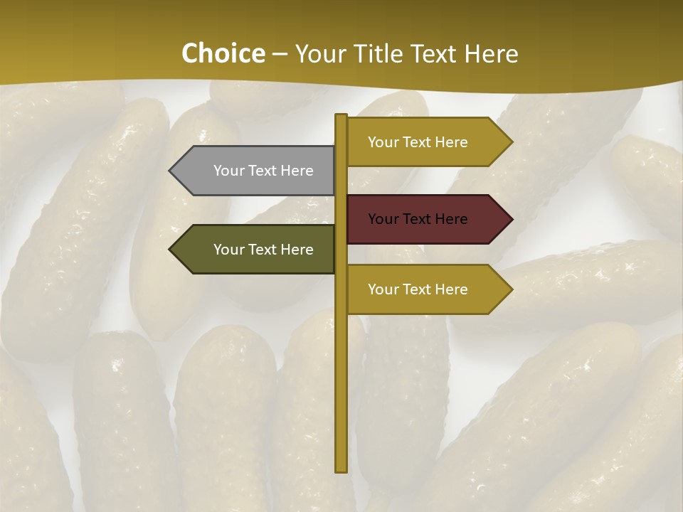 Vegetable Marinate Nutrition PowerPoint Template