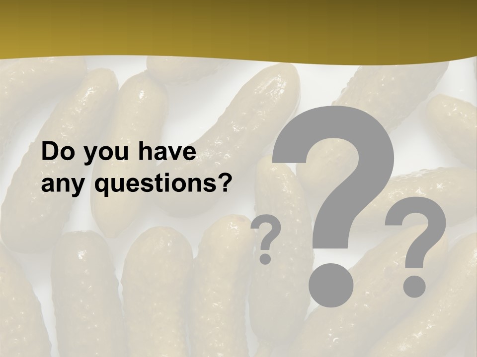 Vegetable Marinate Nutrition PowerPoint Template