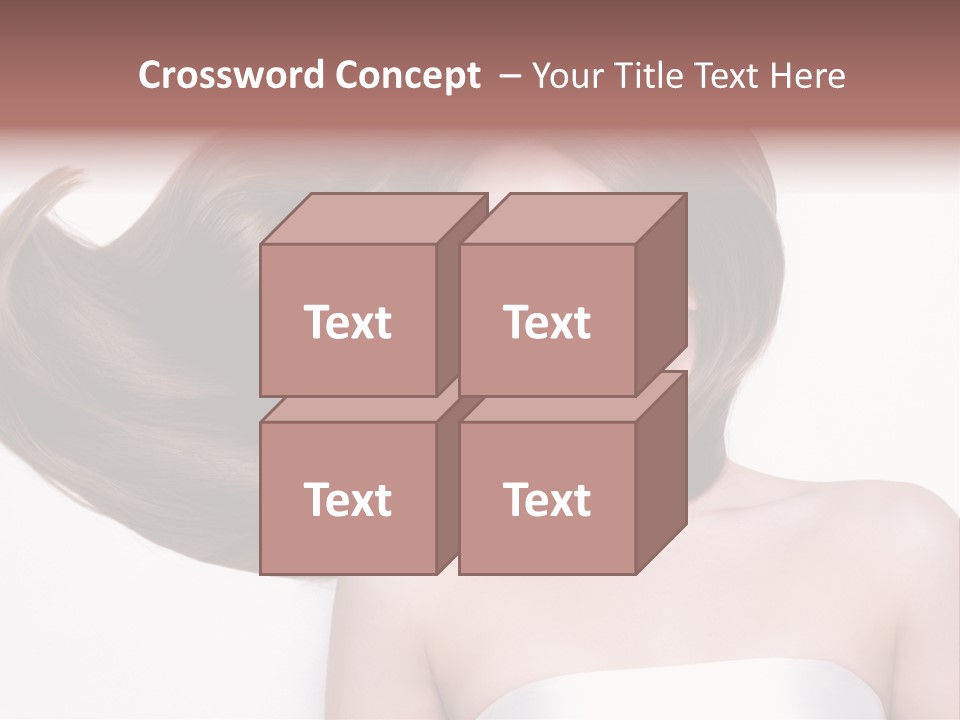 Horizontal Gloss Lying PowerPoint Template