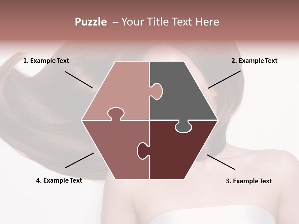 Horizontal Gloss Lying PowerPoint Template