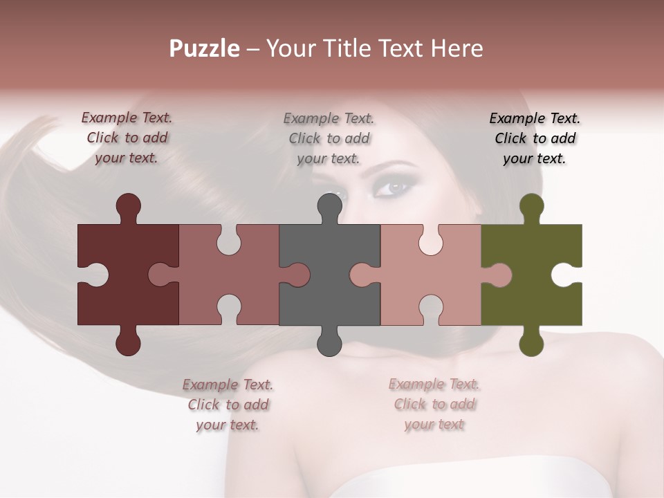 Horizontal Gloss Lying PowerPoint Template