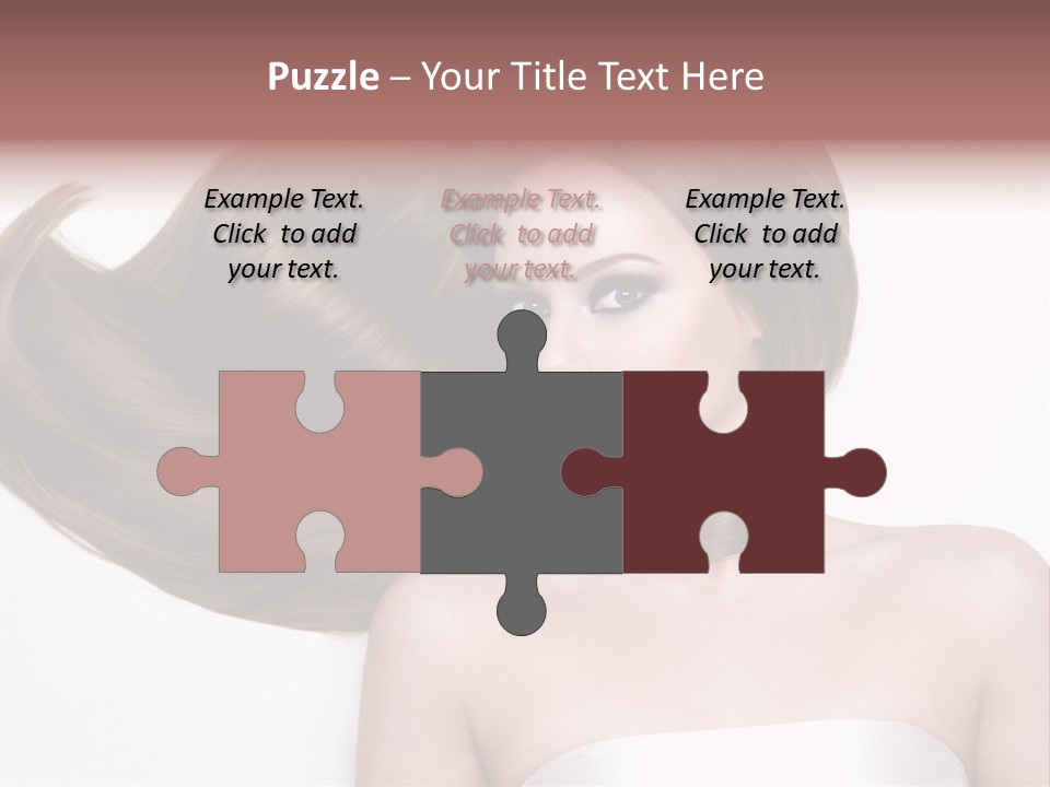 Horizontal Gloss Lying PowerPoint Template