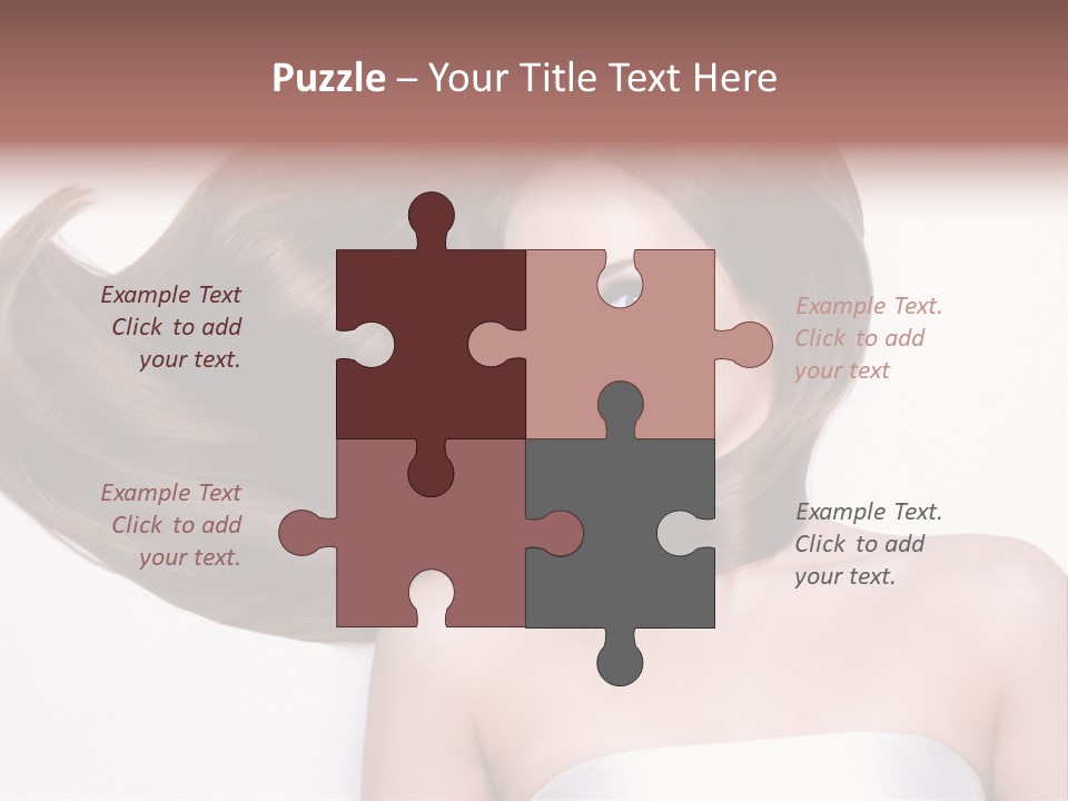 Horizontal Gloss Lying PowerPoint Template