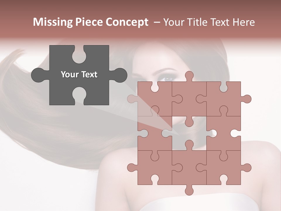 Horizontal Gloss Lying PowerPoint Template