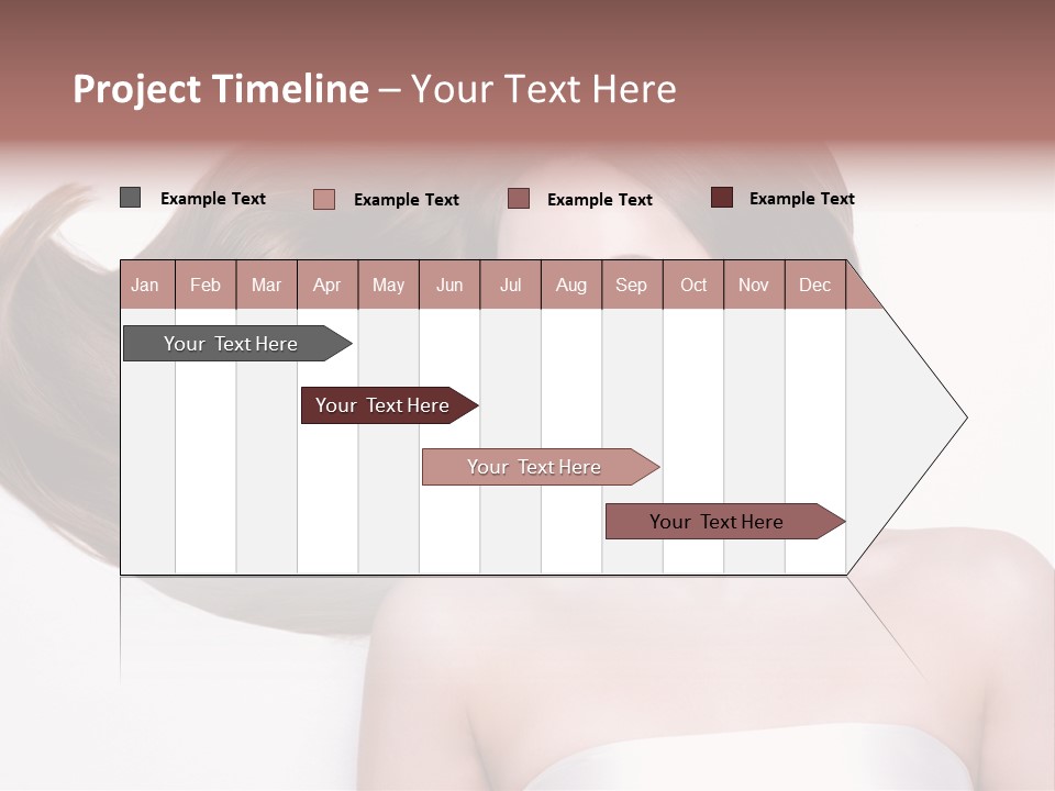 Horizontal Gloss Lying PowerPoint Template