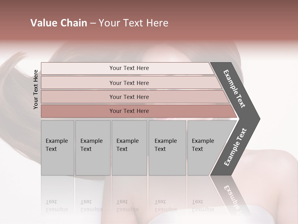 Horizontal Gloss Lying PowerPoint Template