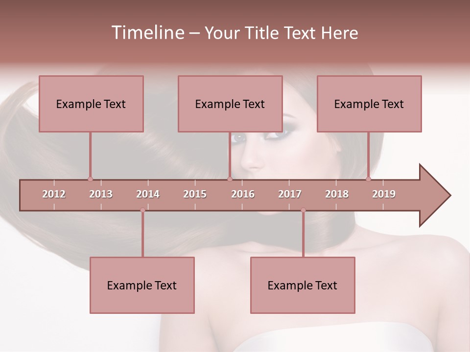 Horizontal Gloss Lying PowerPoint Template