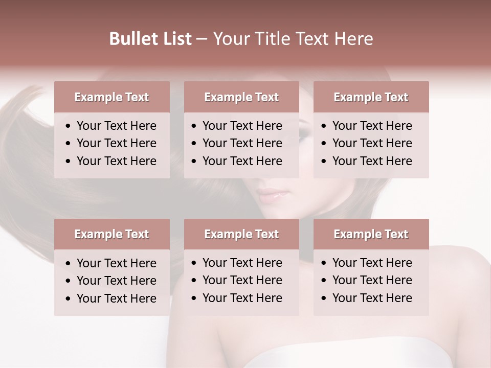 Horizontal Gloss Lying PowerPoint Template