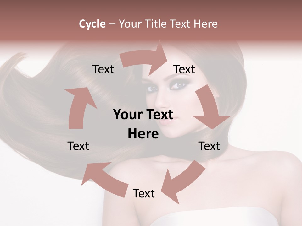 Horizontal Gloss Lying PowerPoint Template