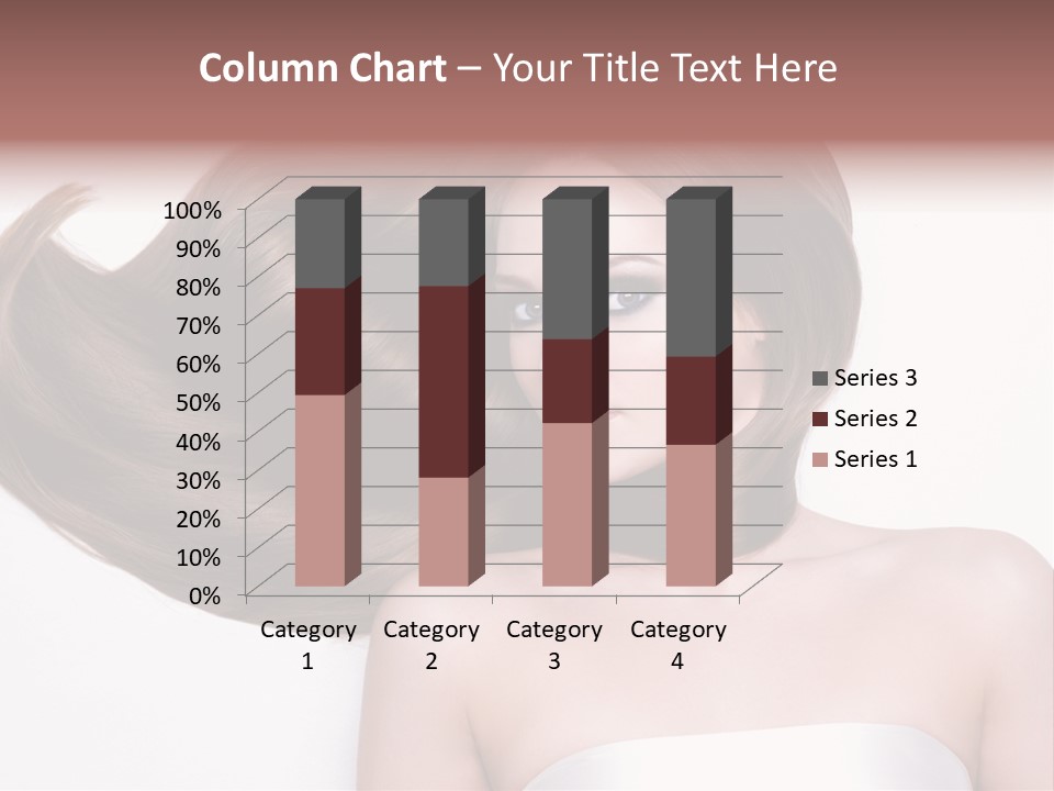 Horizontal Gloss Lying PowerPoint Template