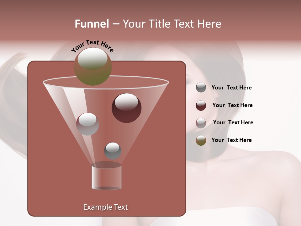Horizontal Gloss Lying PowerPoint Template