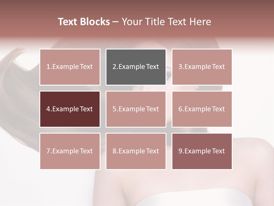 Horizontal Gloss Lying PowerPoint Template