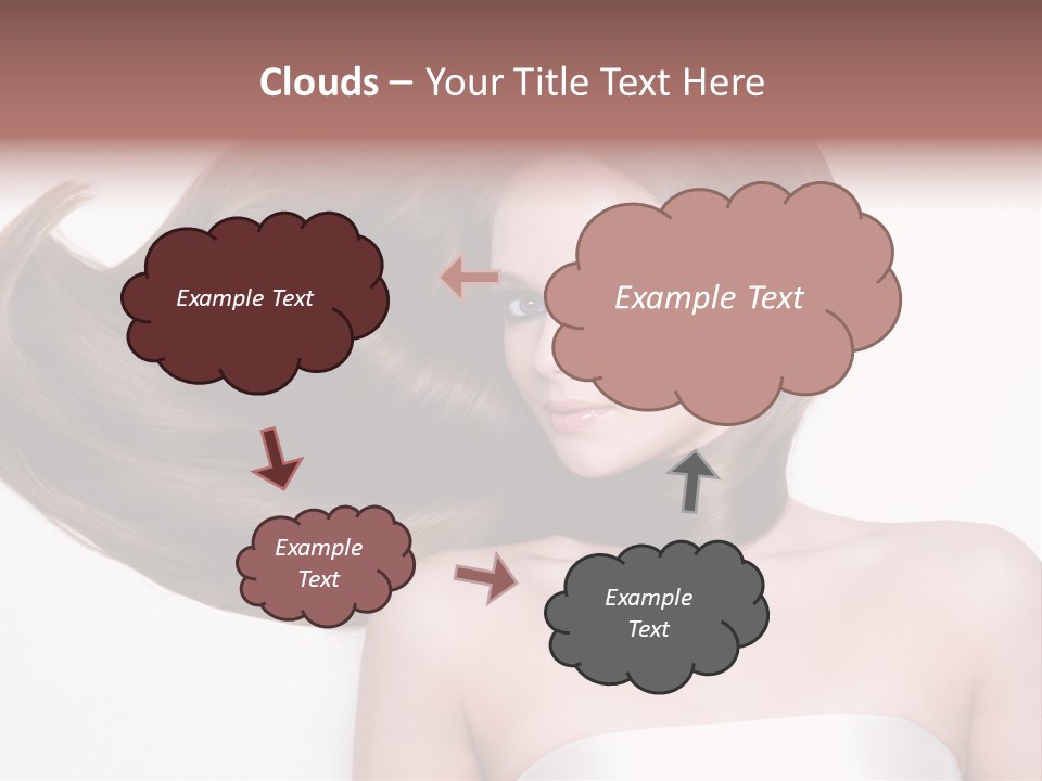 Horizontal Gloss Lying PowerPoint Template