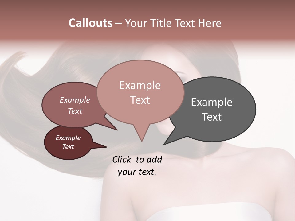 Horizontal Gloss Lying PowerPoint Template