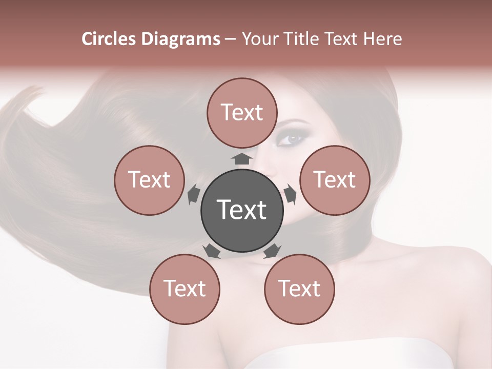 Horizontal Gloss Lying PowerPoint Template