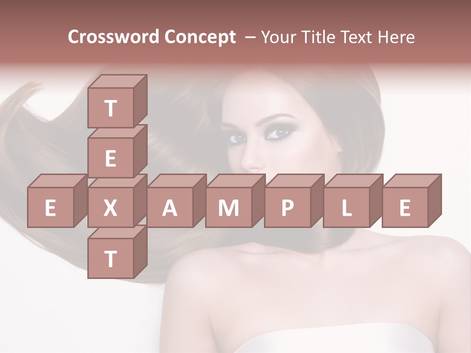 Horizontal Gloss Lying PowerPoint Template