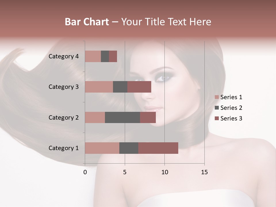Horizontal Gloss Lying PowerPoint Template