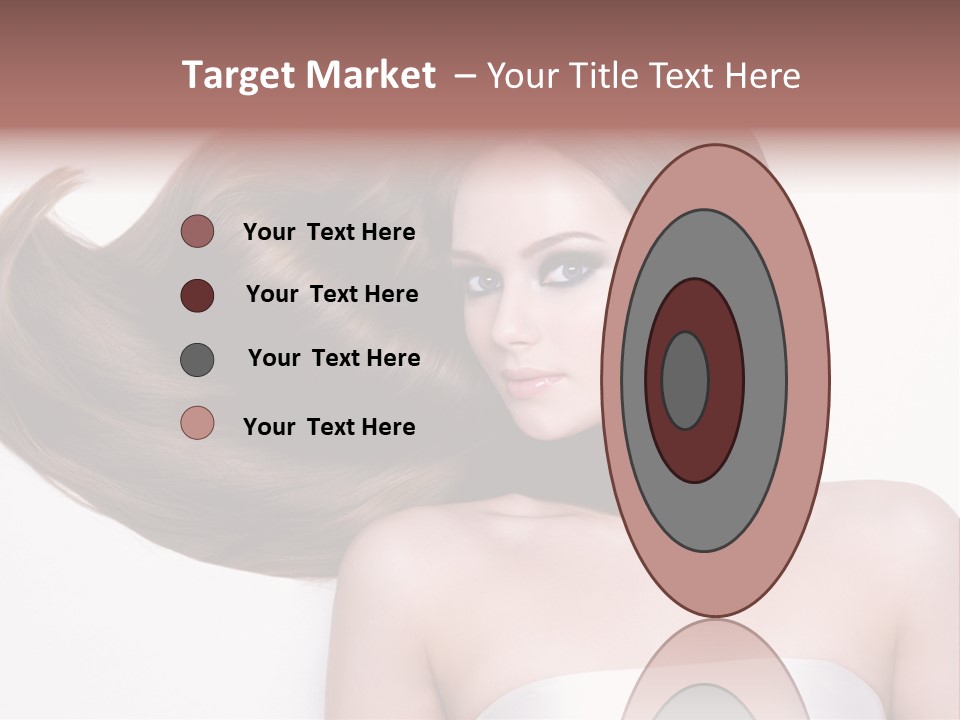 Horizontal Gloss Lying PowerPoint Template