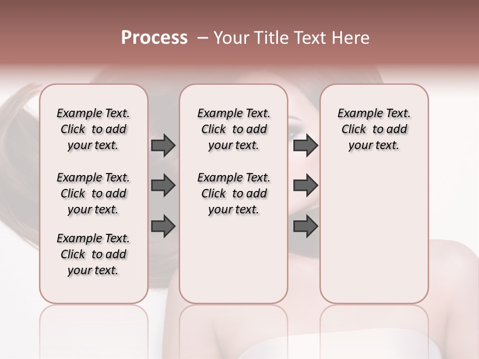 Horizontal Gloss Lying PowerPoint Template