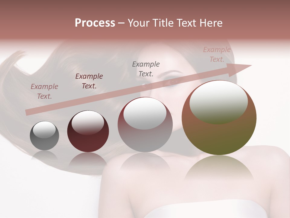 Horizontal Gloss Lying PowerPoint Template