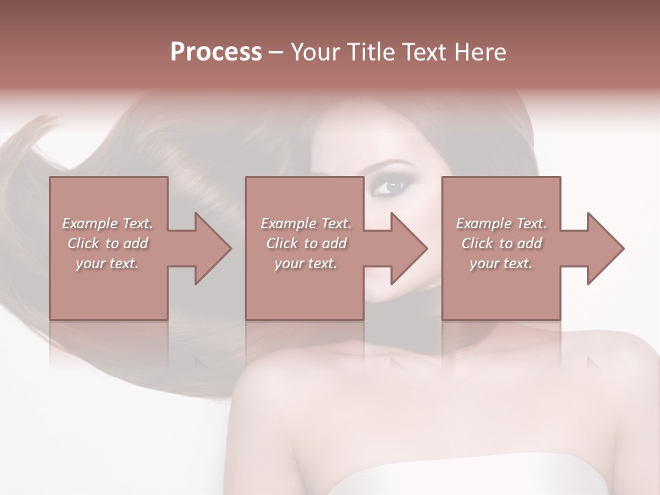 Horizontal Gloss Lying PowerPoint Template