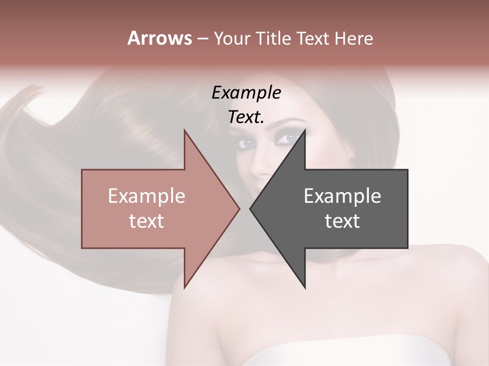 Horizontal Gloss Lying PowerPoint Template
