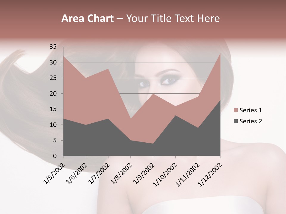 Horizontal Gloss Lying PowerPoint Template