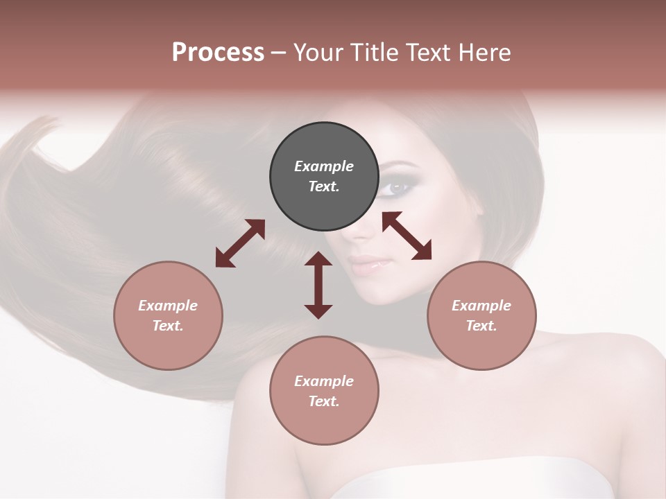 Horizontal Gloss Lying PowerPoint Template