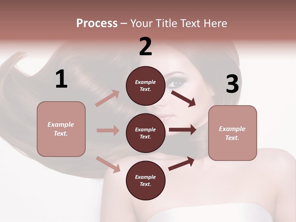 Horizontal Gloss Lying PowerPoint Template