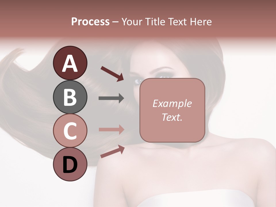 Horizontal Gloss Lying PowerPoint Template