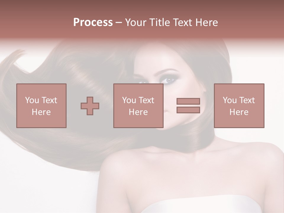 Horizontal Gloss Lying PowerPoint Template