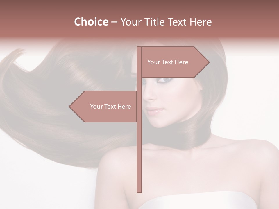 Horizontal Gloss Lying PowerPoint Template