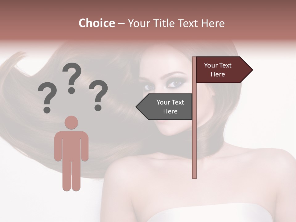 Horizontal Gloss Lying PowerPoint Template