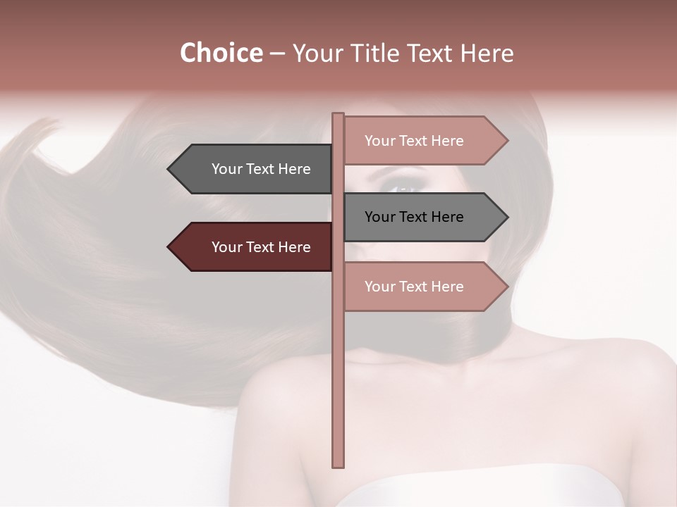 Horizontal Gloss Lying PowerPoint Template