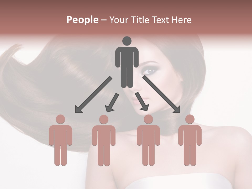 Horizontal Gloss Lying PowerPoint Template