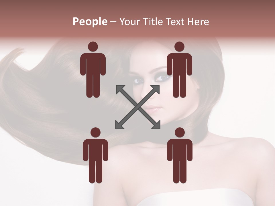 Horizontal Gloss Lying PowerPoint Template