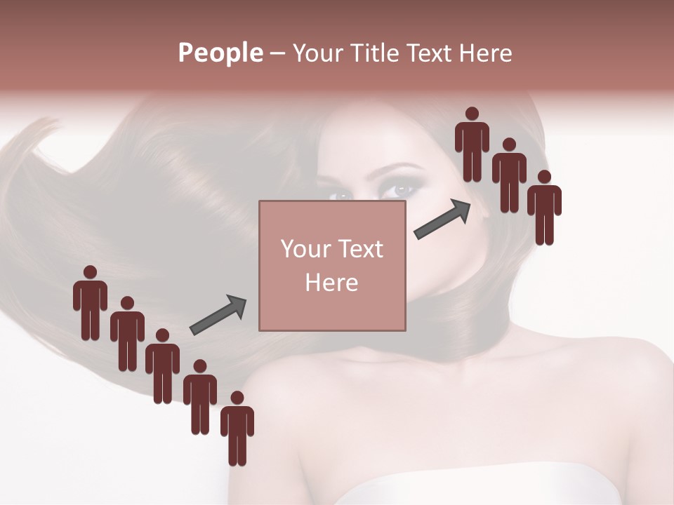 Horizontal Gloss Lying PowerPoint Template