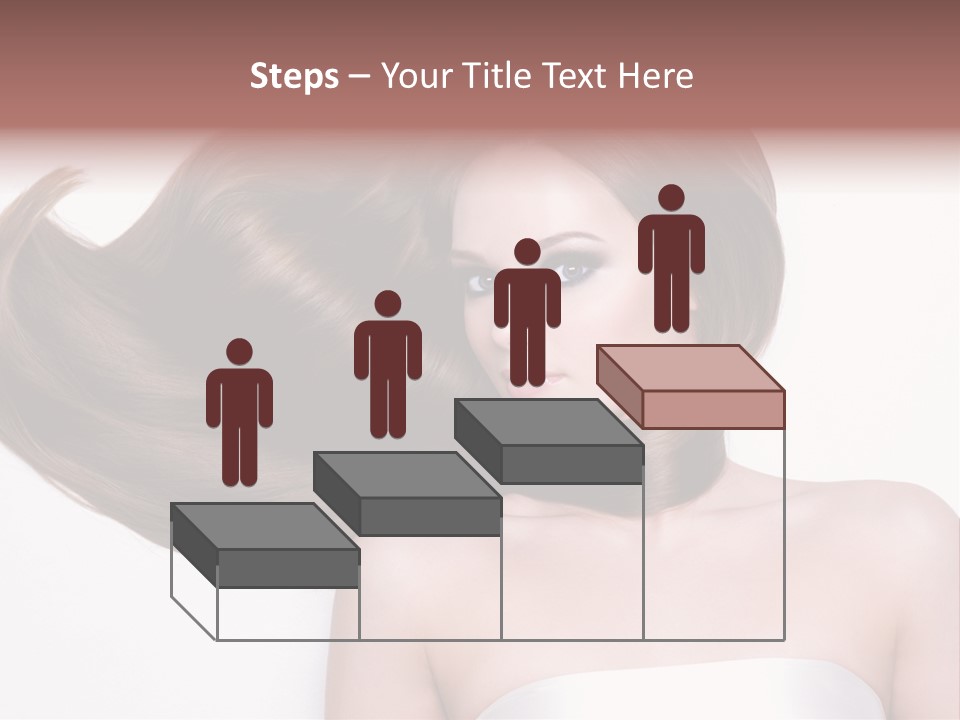 Horizontal Gloss Lying PowerPoint Template