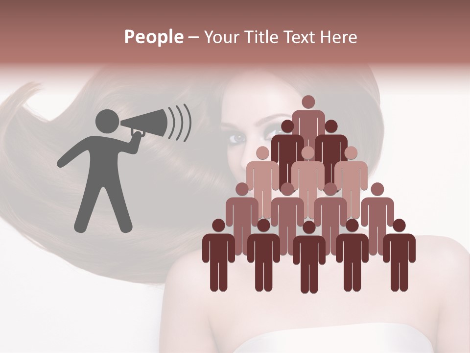 Horizontal Gloss Lying PowerPoint Template