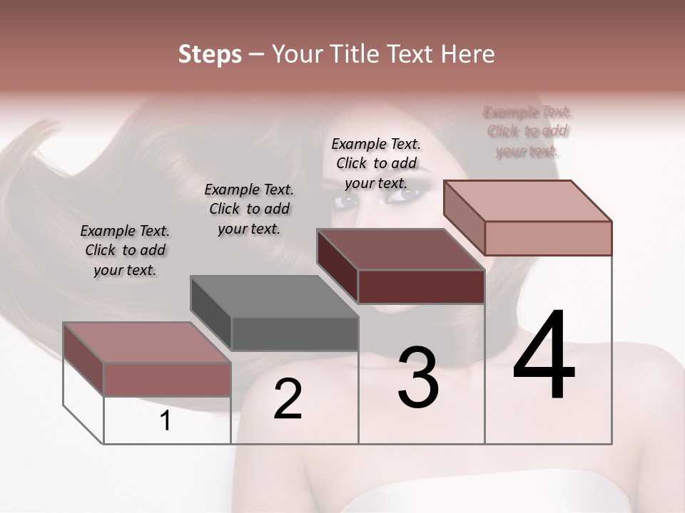 Horizontal Gloss Lying PowerPoint Template