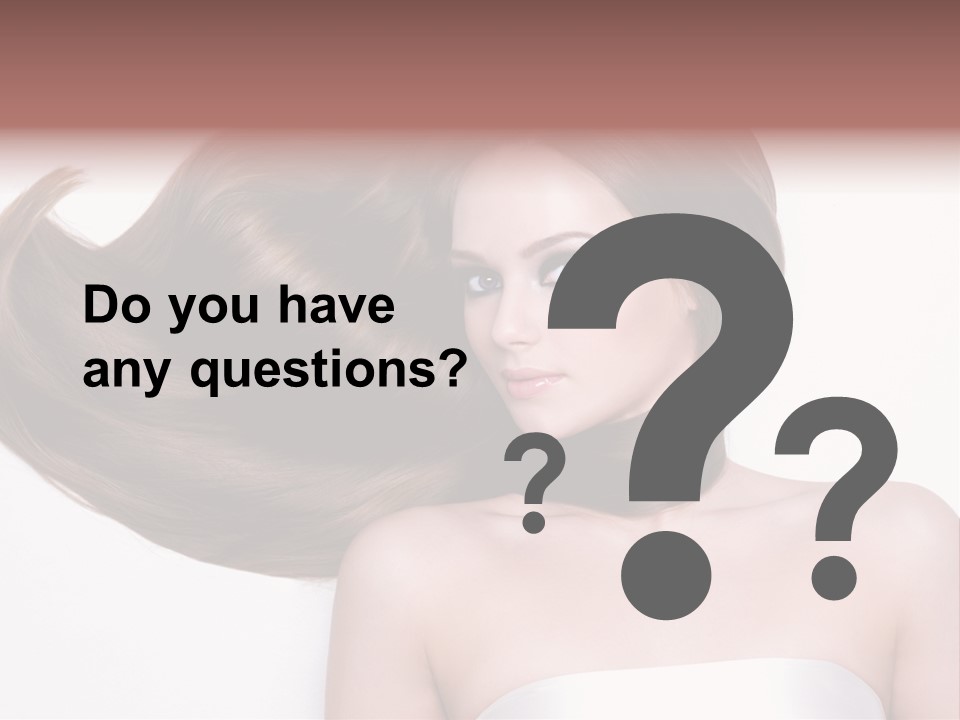 Horizontal Gloss Lying PowerPoint Template