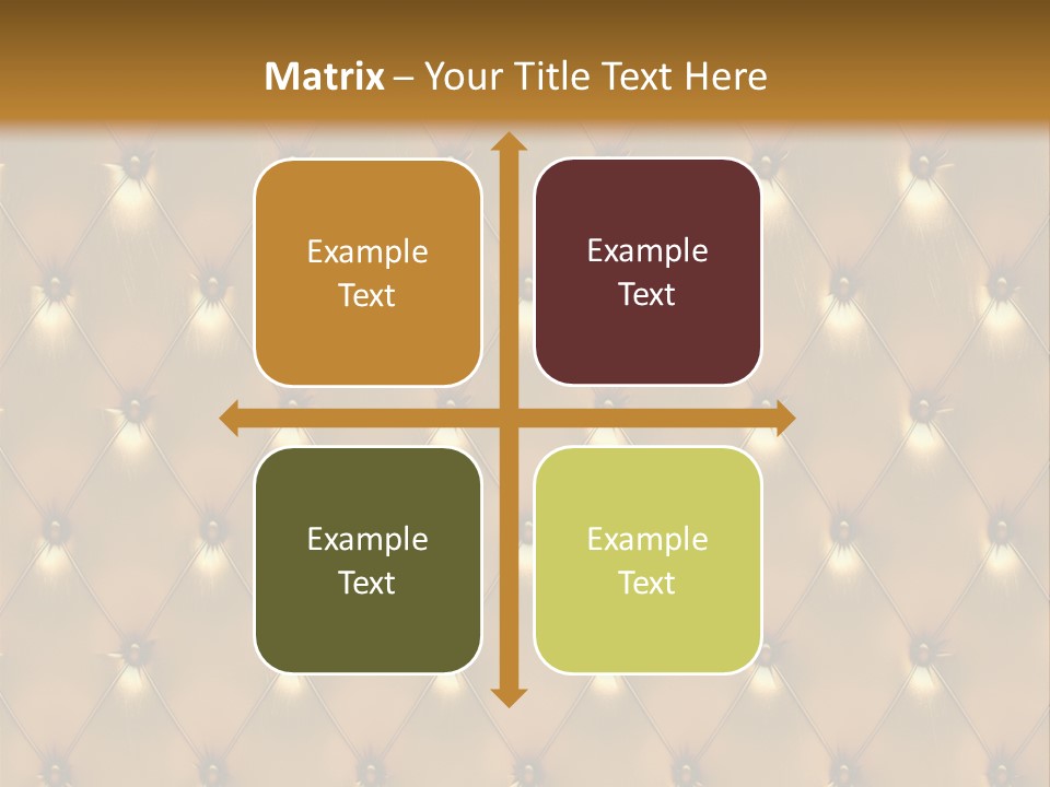 Gold Decoration Classic PowerPoint Template