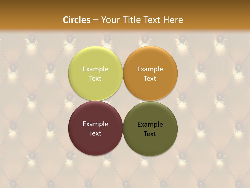 Gold Decoration Classic PowerPoint Template