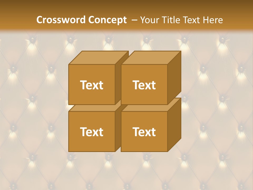 Gold Decoration Classic PowerPoint Template