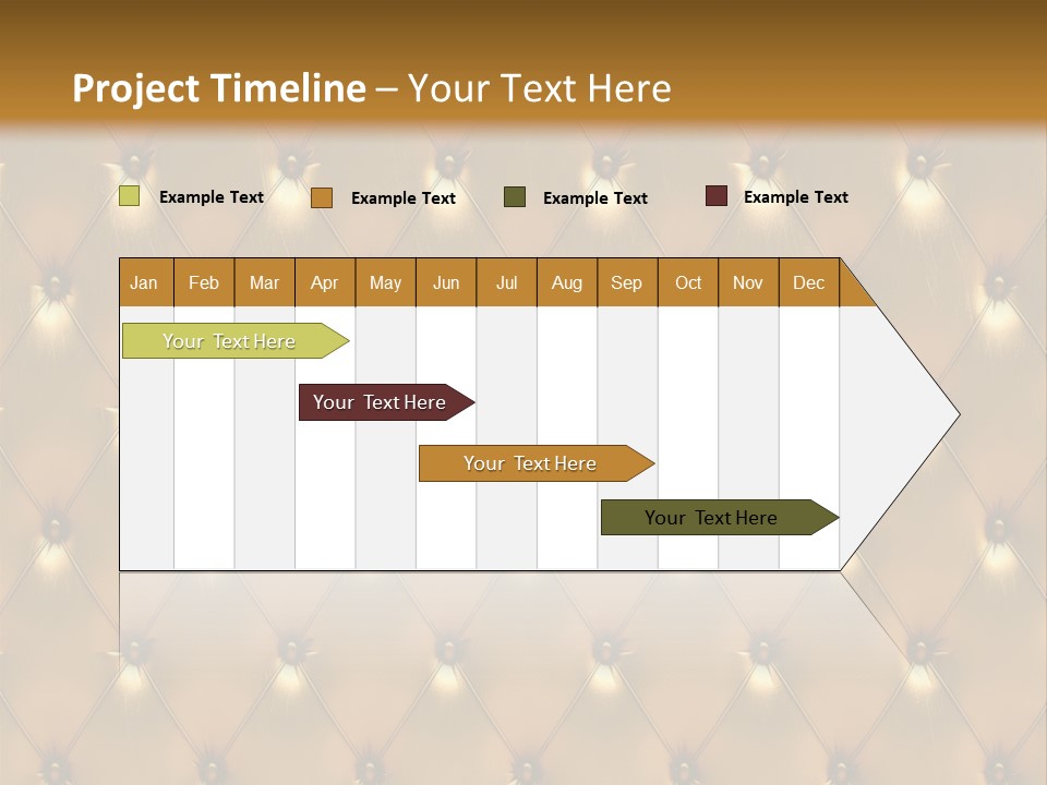 Gold Decoration Classic PowerPoint Template