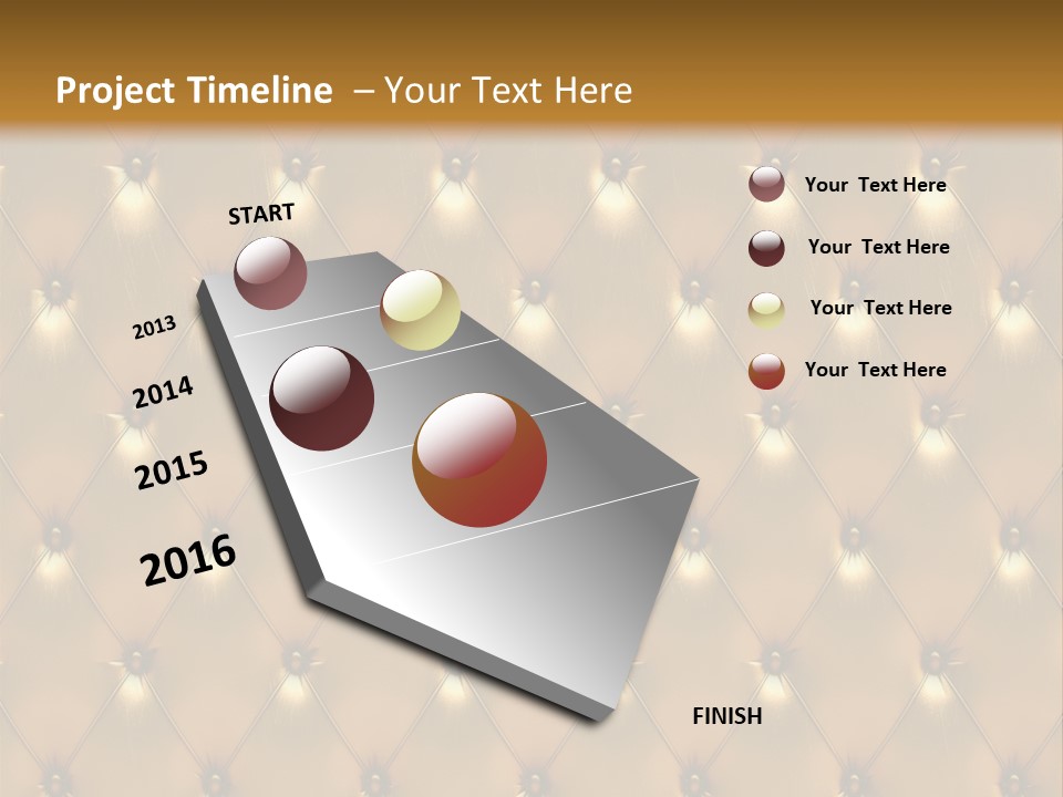 Gold Decoration Classic PowerPoint Template