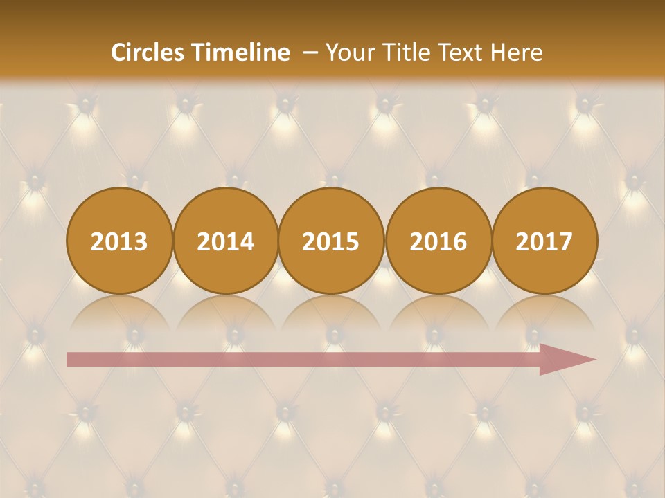 Gold Decoration Classic PowerPoint Template