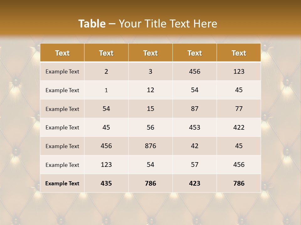 Gold Decoration Classic PowerPoint Template